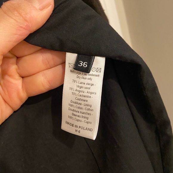 ASO Kate Middleton. Joseph London wool/cashmere coat in brown Size 4 - Picture 11 of 13